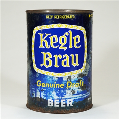 Kegle Brau Genuine Draft Gallon Beer Can