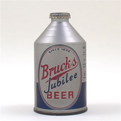 Brucks Jubilee Beer Crowntainer Cone Top 85 YEARS 192-21