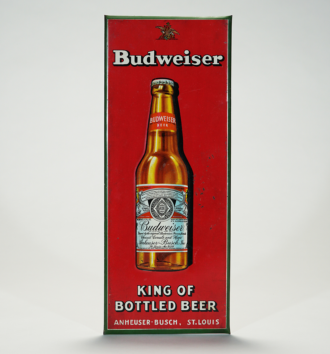 Budweiser King of Bottled Beer TOC Sign