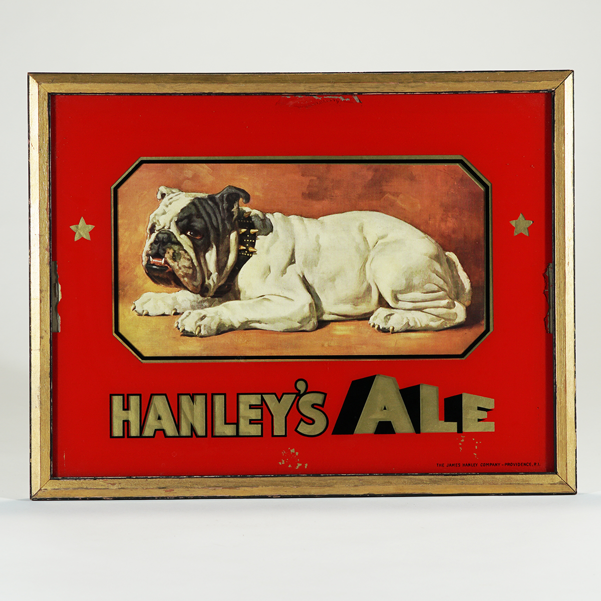 Hanleys Ale Bulldog ROG Sign