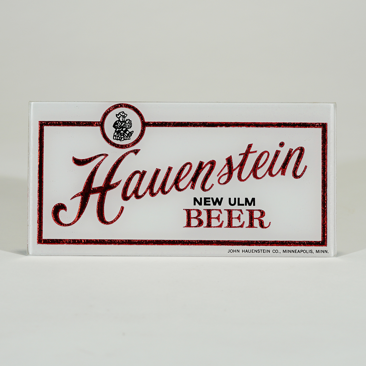 Hauenstein New Ulm Beer Sign