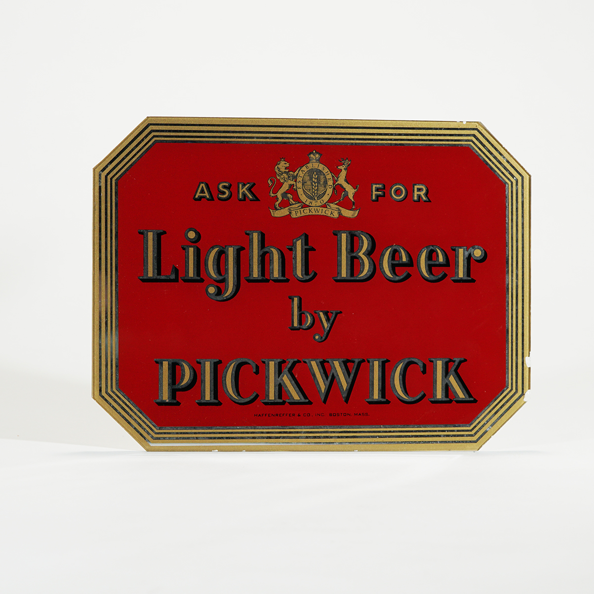 Pickwick Light Beer Octagon ROG Sign