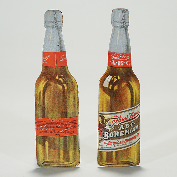 St. Louis A-B-C Bohemian Pre-prohibition Diecut Bottle