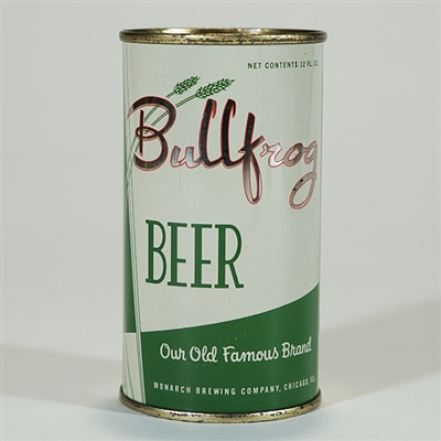 Bull Frog Beer Flat top 46-4