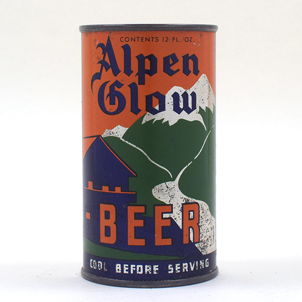 Alpen Glow Beer Opening Instruction Flat Top Metallic 29-36