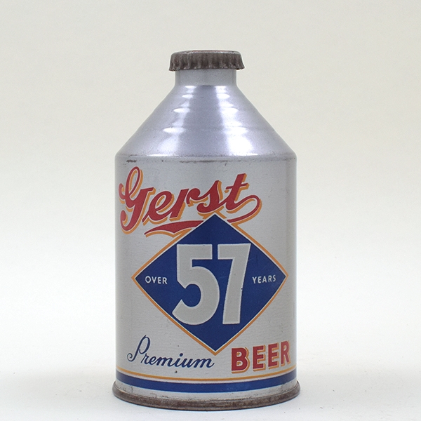 Gerst 57 Beer Crowntainer Cone Top 194-13 -TOP EXAMPLE-
