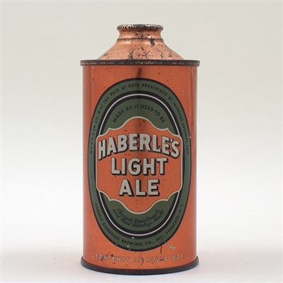 Haberles Light Ale Cone Top 168-11