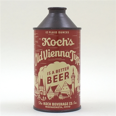 Kochs Old Vienna Type Beer Cone Top 171-23 -MINTY-