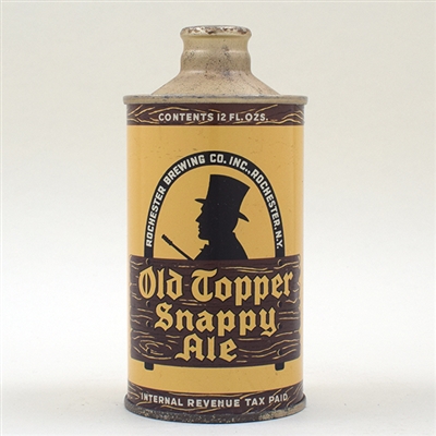 Old Topper Snappy Ale Cone Top 178-6