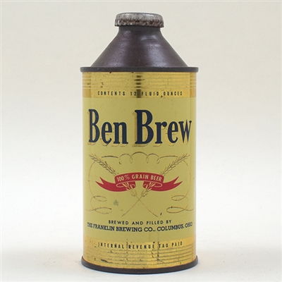 Ben Brew Beer IRTP Cone Top 151-17
