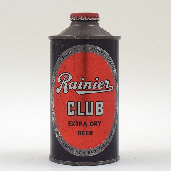 Rainier Club Extra Dry Beer Cone Top 180-19