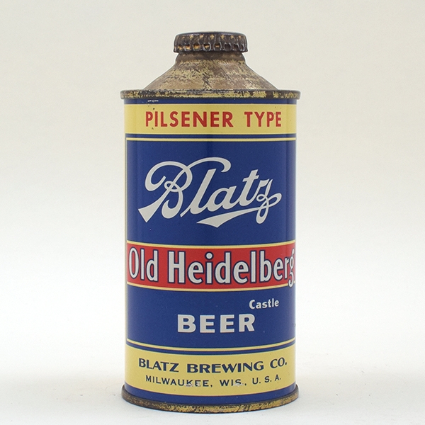 Blatz Old Heidelberg Beer Cone Top LIKE 153-20