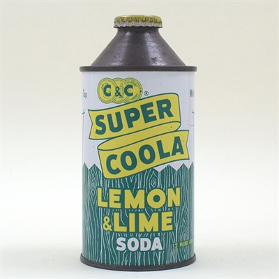 C and C Super Coola Lemon Lime Soda Cone Top