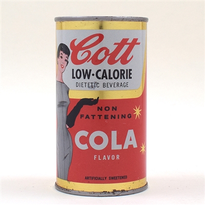 Cott Diet Cola Soda INSERT JUICE TAB Top