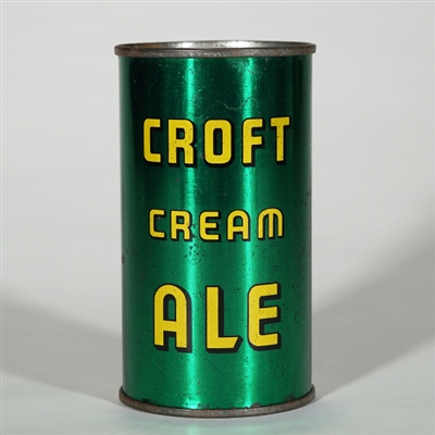Croft Cream Ale BLOCK LETTER Flat Top 52-18