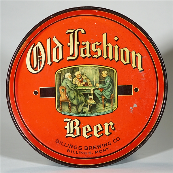 Old Fashion Beer Serving Tray