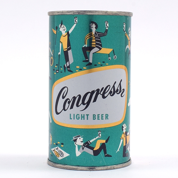 Congress Beer Green Set Flat Top 50-24
