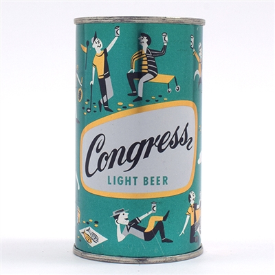 Congress Beer Green Set Flat Top 50-24