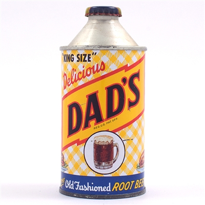 Dads Root Beer Soda Cone Top
