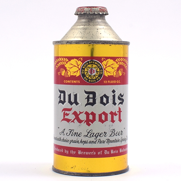 DuBois Export Beer Cone Top 159-22 OUTSTANDING
