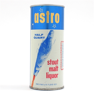 Astro Stout Malt Liquor Pint Pull Tab 138-17