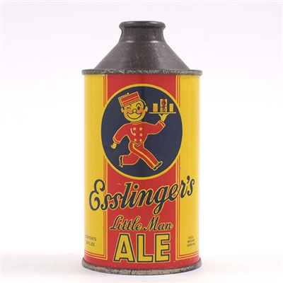 Esslingers Little Man Ale Flat Bottom Cone Top 161-12