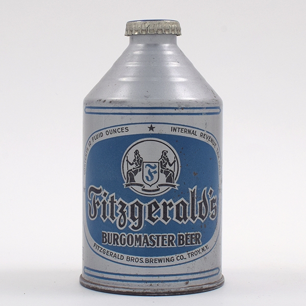 Fitzgeralds Burgomaster Beer Crowntainer Cone Top 193-35