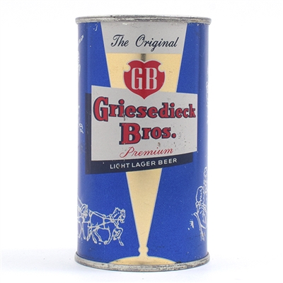 Griesedieck Bros Dark Blue Set Flat Top 76-16