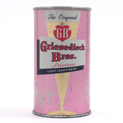 Griesedieck Bros Light Pink Set Flat Top 76-19
