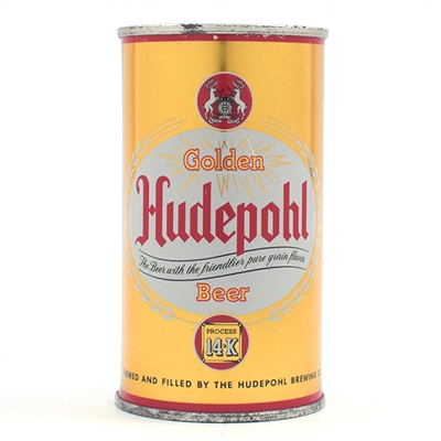 Hudepohl Golden Beer Flat Top 84-13