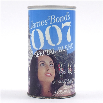 James Bond 007 Set Can WHITE STRIPE 82-40 -RARE-