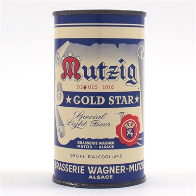 Mutzig Gold Star Beer French Flat Top