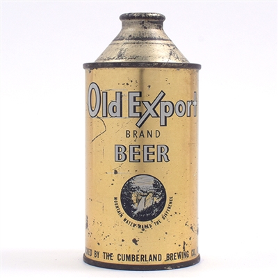 Old Export Beer Cone Top NON IRTP 176-12