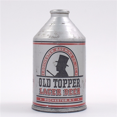Old Topper Lager Beer Crowntainer Cone Top 198-1