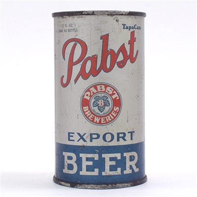 Pabst Export Beer Opening Instruction Flat Top 111-14