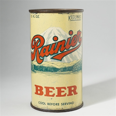 Rainier Beer Opening Instruction Flat Top 118-7