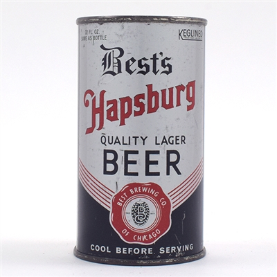 Bests Hapsburg Beer Opening Instruction Flat Top 80-16