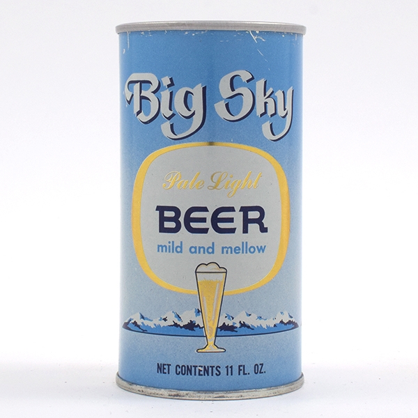 Big Sky Beer 11 OUNCE Bank Top 37-8