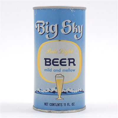 Big Sky Beer 11 OUNCE Bank Top 37-8