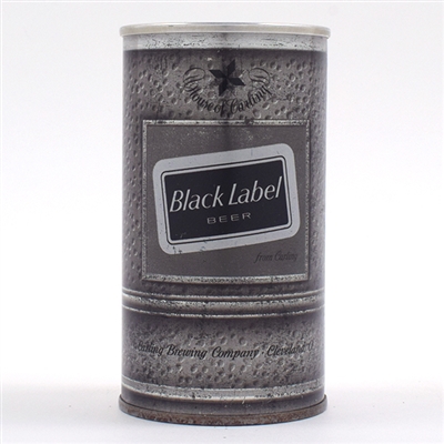 Black Label Beer Early Ring Pull Top ACTUAL 226-30