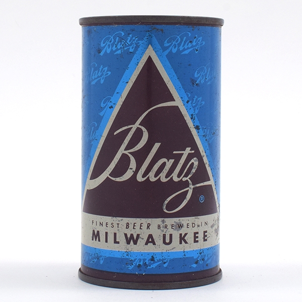 Blatz Beer Blue Set Can Flat Top 39-12