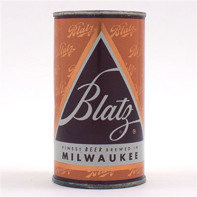 Blatz Beer Orange Set Can Flat Top 39-14