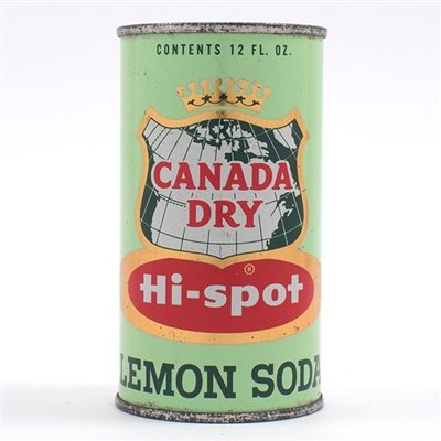 Canada Dry Hi-spot Lemon Soda Flat Top