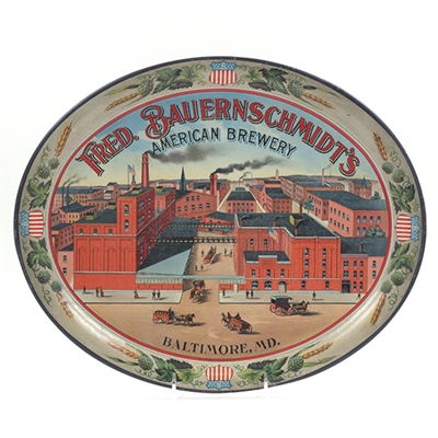 Fred Bauernschmidt Pro-Prohibition Factory Scene Tray