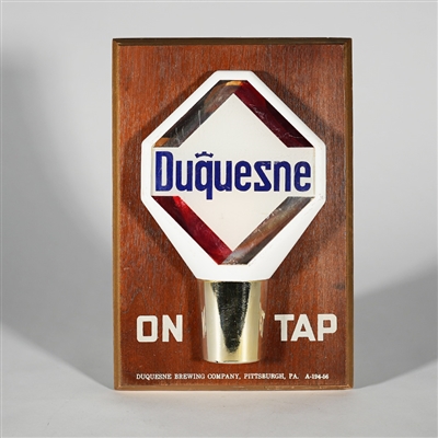 Duquesne on Tap Knob Sign 