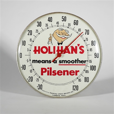 Holihans Pilsener Advertising Thermometer Sign 