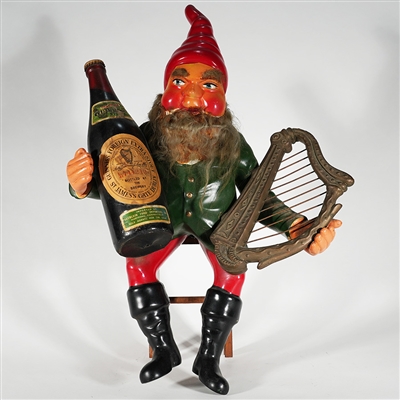 Guinness Beer Guy Harp Bottle Back Bar Statue 