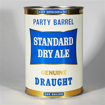 Standard Dry Ale Party Barrel Genuine Draught Gallon Can 246-8