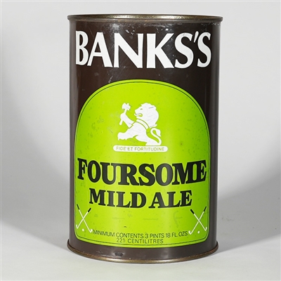 Banks Foursome Mild Ale Large Flat Top Can 