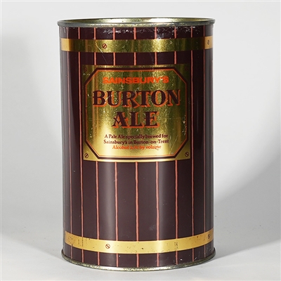 Sainsburys Burton Ale Large Flat Top Can 